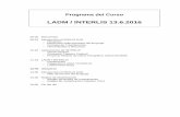 LADM / INTERLIS 13.6 · 2018-05-08 · Curso LADM / INTERLIS Begrüssung Bogota, 13. – 14. Junio 2016 Sobre infoGrips GmbH Historia – Fundada en 1994 – 5 empleados (4 Ingenieros