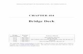 Chapter 404 4/Chapter... · bottom of the bridge deck in the primary direction. 2. Shear Effects. By using the strip method, an 8-in. deck is designed for flexure, and shear effects
