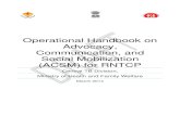 Operational Handbook on Advocacy, Communication, and ... Handbook on ACSM 201… · Handbook on Advocacy, Communication, and Social Mobilization for RNTCP 9 About This Handbook Clinical