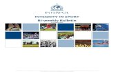 INTEGRITY IN SPORT Bi-weekly Bulletin IST … · INTEGRITY IN SPORT Bi-weekly Bulletin 2-15 April 2019 Photos International Olympic Committee INTERPOL is not responsible for the content