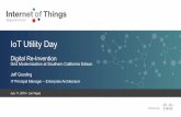 IoT Utility Day - daue6ehqissah.cloudfront.net€¦ · cyber-physical-social systems • Thousands of platforms, operators, users supporting millions of sensors, decision nodes, actuators