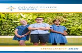 PRINCIPAL’S MESSAGE...PRINCIPAL’S MESSAGE Thank you for considering Catholic College Wodonga. We are a welcoming College centred on faith and mercy, a community inspired by the