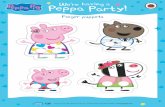 Finger puppets - World Book Day · 2019-09-30 · Peppa Pig © Astley Baker Davies Ltd / Entertainment One UK Ltd 2003  Colour me in!