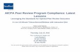 presents AICPA Peer Review Program Compliance: Latest Lessonsmedia.straffordpub.com/products/aicpa-peer-review-program-compli… · AICPA Peer Review Program Compliance: Latest Lessons