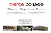 Career Services Guide - Los Angeles Pierce Collegepiercecollege.edu/offices/career_center/docs/Career Services Guide.p… · Pierce College Career 6201 Winnetka Avenue Woodland Hills,
