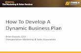 How To Develop A Dynamic Business Plan · 5 Helpful Hints To Develop A Dynamic Plan 1. Develop a short, concise plan 2. Invest hours (rather than days or weeks) in the planning process