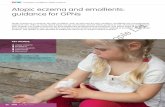 Atopic eczema and emollients: guidance for GPNs · Atopic eczema (atopic dermatitis) is a common inflammatory, dry, ... as many as one-fifth of children in developed countries now