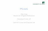 Planets - maths.leeds.ac.uksmt/planets.pdf · What are planets? All bodies with radius > 1000 km, that are smaller than brown dwarfs. Anything large enough to be still hot in the