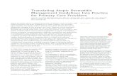 Translating Atopic Dermatitis Management Guidelines Into ... ... Translating Atopic Dermatitis Management