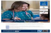 Master of Nursing Science - eit.ac.nz · The Master of Nursing Science is designed to meet the needs of registered nurses who are seeking postgraduate study to prepare themselves