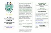 internationalgolfclubbelgium.files.wordpress.com · 2019-07-16 · Royal Golf Club Sart Tilman Saturday 25 Rigenée Sunday 26 La Bawette TBC 14.30 10.00 14.04 14.00 08.30 09.30 Friday