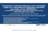 Presented By Geertjan Van Tienhoven at 2018 ASCO ......Geertjan van Tienhoven, AMC baseline characteristics Preop. Radiochemotherapy n=119 65 (33-80) Median age (range) WHO PS 0-1