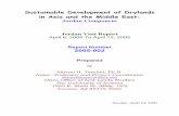 Sustainable Development of Drylands in Asia and the Middle East Sustainable Development of Drylands