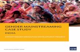 GenDer MAInstreAMInG CAse stuDy...Water users’ associations (WUAs) were established in Chhattisgarh in 1999 to manage local irrigation initiatives. Their first year, however, was
