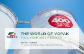 THE WORLD OF VOPAK€¦ · THE WORLD OF VOPAK FULL YEAR 2015 RESULTS ROYAL VOPAK FY 2015 ROADSHOW PRESENTATION . 2 FY 2015 ROADSHOW PRESENTATION This presentation contains ‘forward-looking