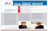 Newsletter from JICA INDIA OFFICE · 2016-07-28 · Symposium on Excellence in Training (NSET). The award was received for the innovative initiative, ‘Trainer/Faculty Development