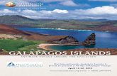 galapagos islands - Mass Audubon · he galapagos islands live in the spirits and minds of those who love nature like nowhere else on earth. tortoises that have grown to dramatic proportions,