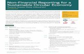 Non-Financial Reporting for a Sustainable Circular Economy · Non-Financial Reporting for a Sustainable Circular Economy: Towards Greater Policy Coherence SMARTproject Beate Sjåfjell,