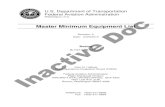 Master Minimum Equipment List · 24 Electrical Power 24-1 thru 24-4 2 12/20/2012 25 Equipment/Furnishings 25-1 thru 25-20 2 12/20/2012 26 Fire ... EFFECTIVE ABOVE DATE, the Boeing