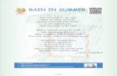 6 RAIN IN SUMMERncert.nic.in/textbook/pdf/berd106.pdf · 6 RAIN IN SUMMER How beautiful is the rain! After the dust and heat, In the broad and fiery street, In the narrow lane, How