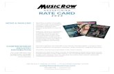 ADVERTISING RATE CARD - MusicRow · 2020-05-15 · RATE CARD ADVERTISING 2020 NEWS & ANALYSIS COMPREHENSIVE INDUSTRY DISTRIBUTION The most effective way to target your message directly