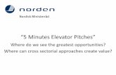 5 Minutes Elevator Pitches - bsrbioeconomy.net · projections for the forest resources, forest industries and energy sector in the BSCs: Synthesis •The use of numerical partial