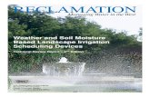 Weather and Soil Moisture Based Landscape Irrigation ... · products. An updated technical review report entitled “Weather and Soil Moisture Based Landscape Irrigation Scheduling