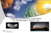 Dynamics of Asteroids Asteroids – – an Overview Overview ......elements, etc.) Preliminary orbit ( and ephemeride) Orbit improvement Follow-up observations Linkage with previously