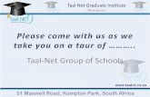 Taal-Net Group of Schools• Taal-Net Training Institute is fully registered with National Registrar of Companies (CIPRO) and company number 2009/085846/23. • Taal-Net Training Institute