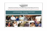 WN Listening Tour Report 1-2018 - washingtonnonprofits.org€¦ · This report was developed to capture learnings from our Fall 2017 Listening Tour. The Listening Tour provided an