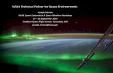 NASA Technical Fellow for Space Environments...NASA Technical Fellow for Space Environments Joseph Minow NASA Space Exploration & Space Weather Workshop 27 –28 September 2016 Goddard