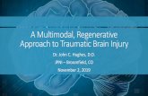 A Multimodal, Regenerative Approach to Traumatic Brain Injury · Approach to Traumatic Brain Injury Dr. John C. Hughes, D.O. JPNI –Broomfield, CO November 2, 2019. ... Define the