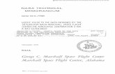 George C. Marshall Space Flight Center Marshall Space ... · USERS' GUIDE TO THE DATA OBTAINED BY THE ... (ATM) NASA-Marshall Space Flight Center/The Aerospace Corporation S-056 X-Ray