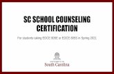 SC School Counseling certification...The registrar’s office processes all transcript requests and can be reached at 803-777-5555. Make sure to request your transcript after your