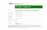 Final report - ACIAR · Final report: Soil management in Pacific Islands: investigating nutrient cycling and development of the Soils Portal . Page 4 . Executive summary Inadequate