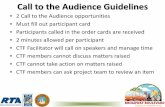 Call to the Audience Guidelines - Tucson · Standing Agenda Items • “Action” meeting standing agenda items (~60 -65 mins.): – Call to Order / Welcome / Agenda Review* 5-10