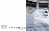 War Memorials in Aberdeen City · There is a related booklet concerning Memorials in Aberdeen City that is also available. Index War Memorials Pages 1 to 14 War Memorial Benches Page