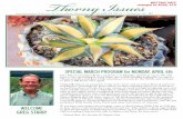 changed to APRIL 6TH Thorny Issuessacramentocss.com/ThornyIssues/2015_March_Thorny_Issues.pdf · 2018-07-28 · years studying agaves, cacti and flowering trees and shrubs of the