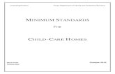 Minimum Standards for Child-Care Homes · Minimum Standards for Child-Care Homes . iv. Texas Department of Family and Protective Services . Technical Assistance . Licensing staff