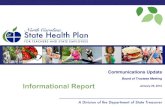 Comprehensive Marketing & Communication PlanJan 26, 2016  · Comprehensive Marketing & Communication Plan •Buck Consultants has completed their initial audit of the State Health