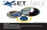 ASET 2 0 1 0 media kit - Home - ASET · polysomnography, nerve conduction studies, long term monitoring, intraoperative neuromonitoring and related electroneurodiagnostics [END].