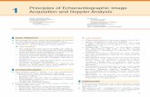 1 - Principles of Echocardiographic Image Acquisition and ... · 4 CAE 1 Principles of Echocardiographic Image Acquisition and Doppler Analysis ULTRASOUND IMAGING Principles n The