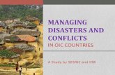 MANAGING DISASTERS AND CONFLICTS · Managing Disasters and Conflicts 5. Critical Aspects of Disaster Management 6. Critical Aspects of ... Storm Volcano Wildfire 224 28 6 4 423 0