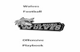 Wolves Football - Tilburg Wolves · Wolves. Football: Offensive; Playbook: Running plays I right 43 . I right 48 sweep flanker crack right both guards pull : Running plays I right