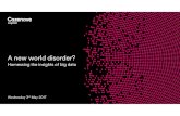 A new world disorder? - Cazenove Capital€¦ · 10.20 am Investment strategy in a new world disorder Caspar Rock, Chief Investment Officer 10.35 am Trump – the personality, the