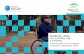 Disability Rights: Accessibility and Liveability · Disability Rights: Accessibility and Liveability • Geography, Year 7• 3 How to use this document This document is an Interactive
