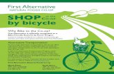 Why Bike to the Co-op? · 2017-05-01 · 18,135 single user vehicle trips to the Co-op! With an average of 4 miles round trip, that would be 72,540 miles saved! Start reducing your