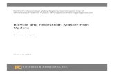Bicycle and Pedestrian Plan Bicycle and Pedestrian Master Plan. This update includes multiple analysis