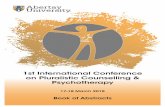 1st International Conference on Pluralistic …...Welcome to the 1st International Conference on Pluralistic Counselling and Psychotherapy. We are delighted to welcome participants