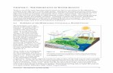 Chapter 1 – Importance of Water Quality Quality/Planning... · CHAPTER 1 - The Importance of Water Quality 8 Precipitation, infiltration, evaporation, transpiration, storage and
